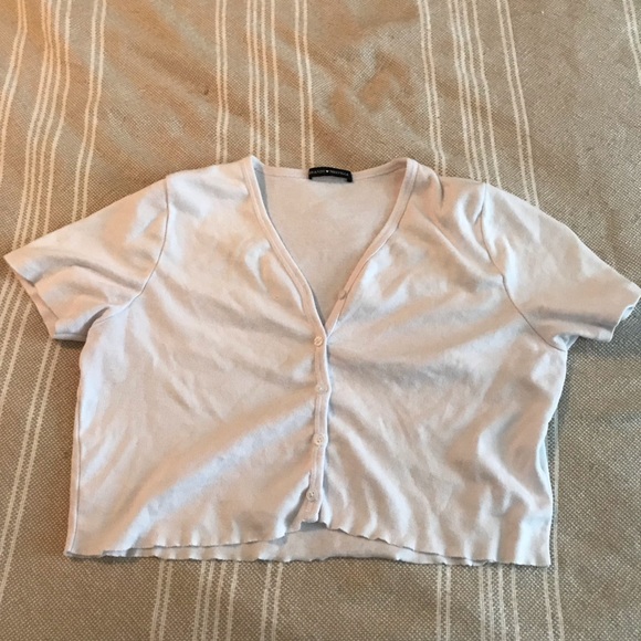 white cardigan brandy melville